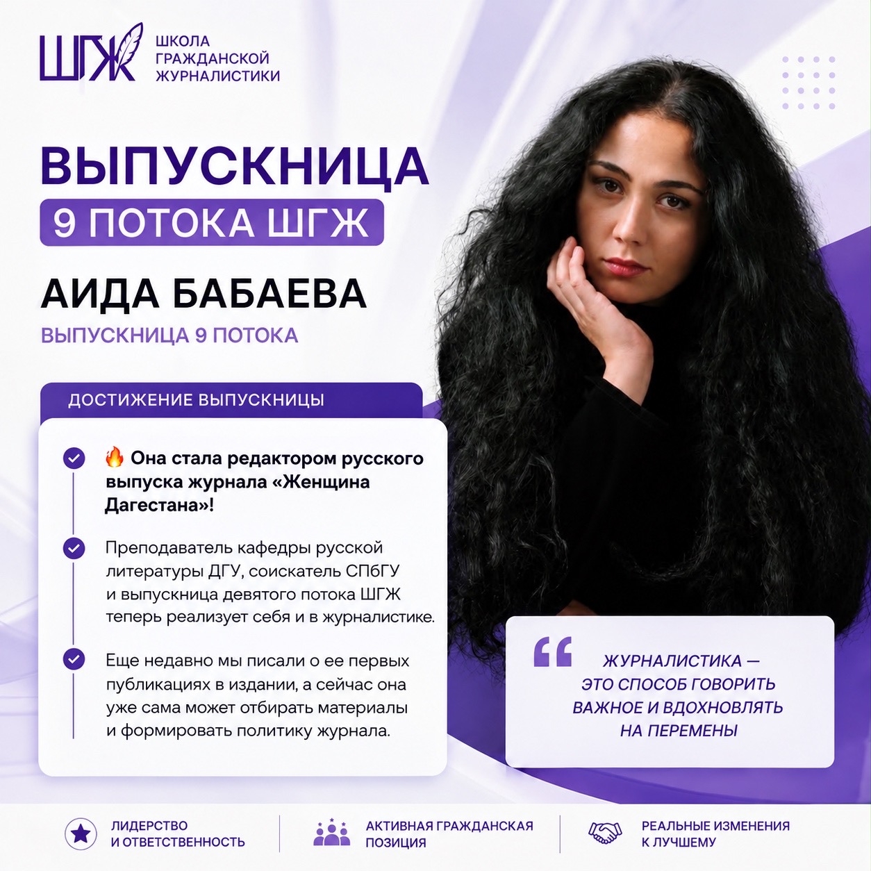 Кем становятся участники ШГЖ после обучения?